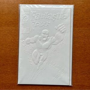 Fantastic Four #371 Marvel Comics 1992 Special Embossed White Cover